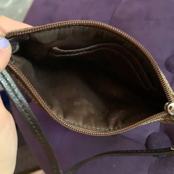 Coach Logo Mini Wristlet - Picture 6 of 7